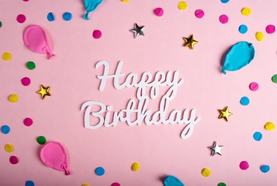 Happy Birthday Balloons Confetti