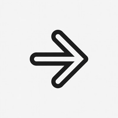 Black right arrow icon