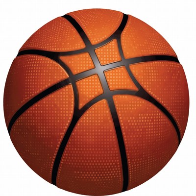 Orange basketball illustration