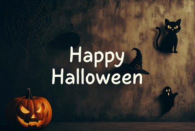 Happy Halloween with Jack-o-Lantern