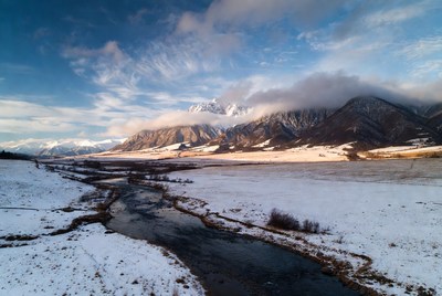 Snowy River in Mountain Valley