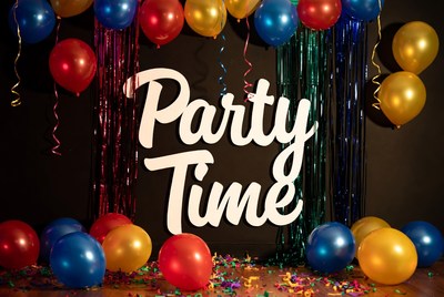 Party Time Balloons Background