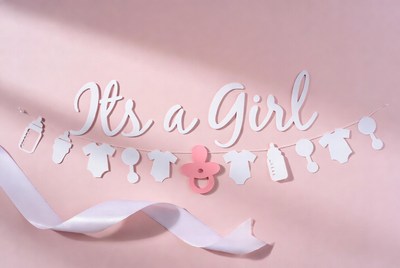 It's a Girl Baby Banner