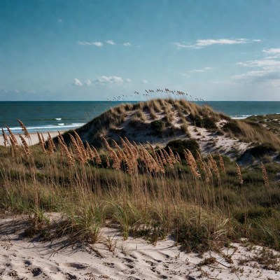 Sea Oats on Beach Dunes