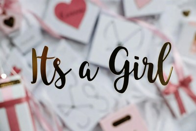 It's a Girl Baby Announcement