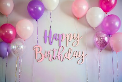 Happy Birthday Balloons Background