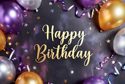 Happy Birthday Balloons Background