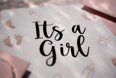 It's a Girl Baby Announcement Sign