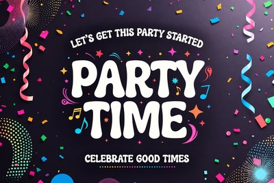 Let's Get This Party Started Graphic