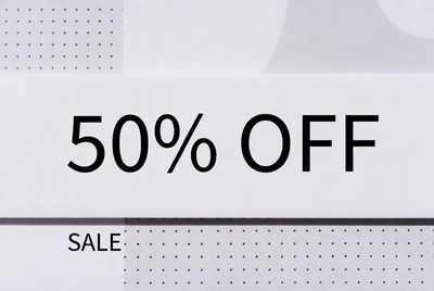 50% Off Sale Badge