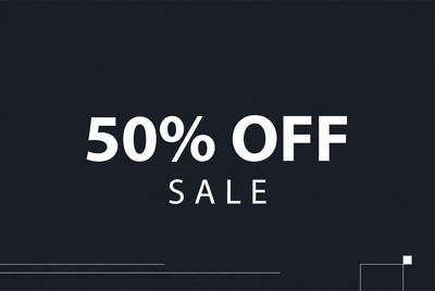 50% Off Sale