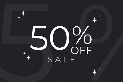 50% Off Sale Graphic