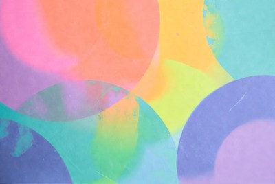 Colorful Overlapping Transparent Bubbles