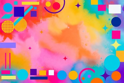 Colorful Geometric Abstract Background