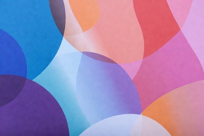 Colorful Overlapping Transparent Circles