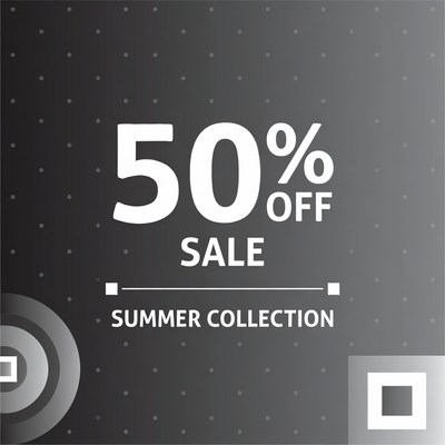 50% Off Summer Collection Sale