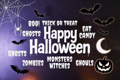 Happy Halloween Trick or Treat Illustration