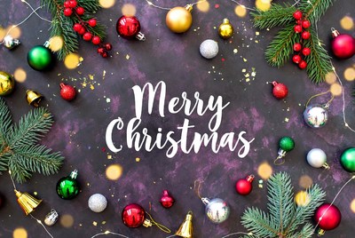 Merry Christmas Ornament Border