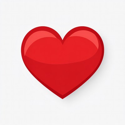 Red heart icon