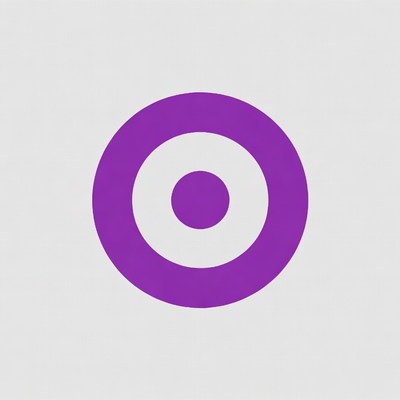 Purple Target Symbol