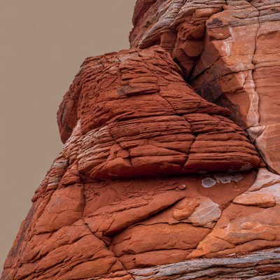 Red Rock Formation Layers