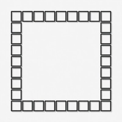 Grid of Black Square Frames