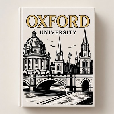 Oxford University Book Cover Illustration
