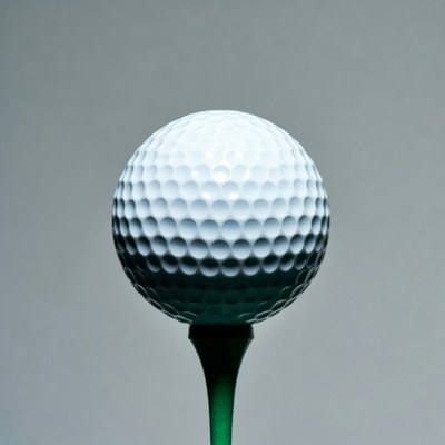 Golf Ball on Tee