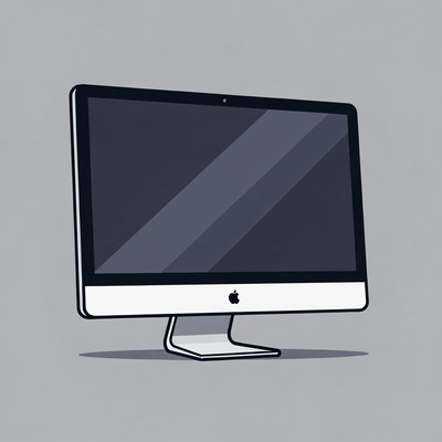 iMac Computer Illustration