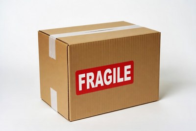 Fragile Cardboard Box