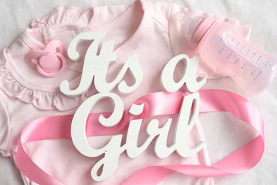 It's a Girl Baby Announcement