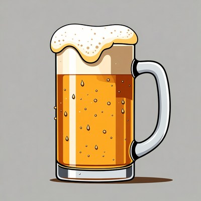 Beer Mug with Foam