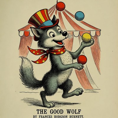 Good Dog Wolf juggling circus balls