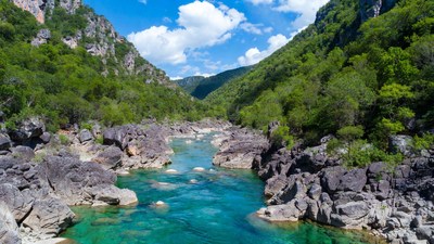 Turquoise River in Green Canyon