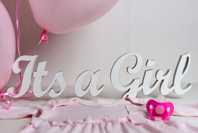 It's a Girl Baby Announcement