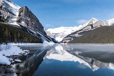 Lake Louise Winter Reflections