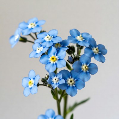 Forget-me-not flowers bouquet