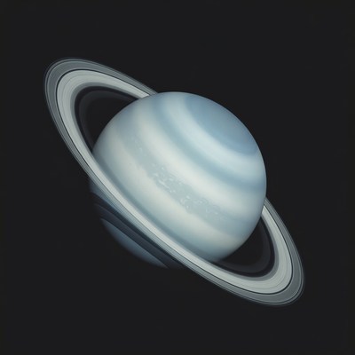 Saturn with rings