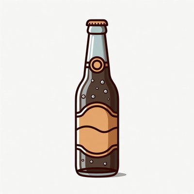 Beer Bottle Illustration