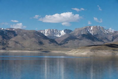 Snow-capped Mountains Reflecting in Lake