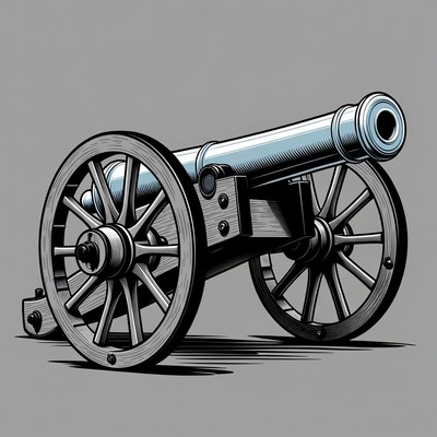 Vintage Cannon Illustration
