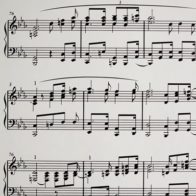 Piano Sheet Music Score