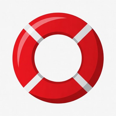 Red Life Preserver Ring