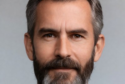Mature man with gray beard