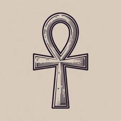 Ankh Symbol Illustration