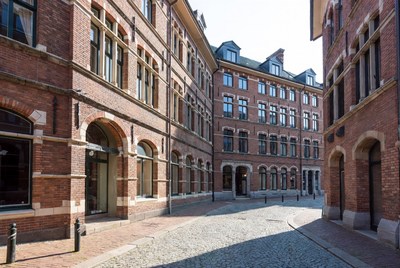 Historic Brick Courtyard Street