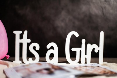 It's a Girl baby announcement sign