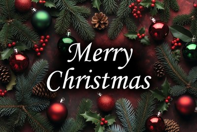 Merry Christmas Holiday Border