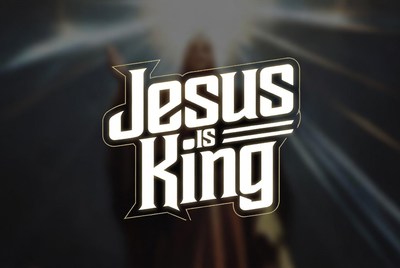 Jesus is King Text Graphic