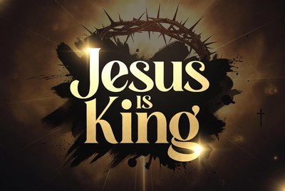 Jesus is King with Crown of Thorns